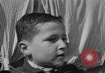 Image of lineup of perpetrators at Dachau concentration camp Dachau Germany, 1945, second 38 stock footage video 65675055244
