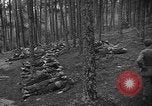 Image of murdered Jewish slave laborers World War 2 Neunburg Germany, 1945, second 11 stock footage video 65675055250