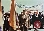 Immagine di Cerimonia di liberazione Dachau Germania, 1945, secondo 42 filmato di repertorio 65675055258