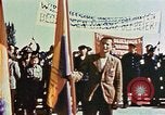 Immagine di Cerimonia di liberazione Dachau Germania, 1945, secondo 45 filmato di repertorio 65675055258