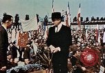 Standbild Zeremonie Dachau Deutschland, 1945, aus Sekunde 15 historischem Filmmaterial Videoclip 65675055272