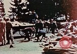 Standbild Konzentrationslager Dachau Dachau Deutschland, 1945, aus Sekunde 17 historischem Filmmaterial Videoclip 65675055273