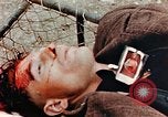 Standbild Opfer im Konzentrationslager Buchenwald Ettersberg Deutschland, 1945, aus Sekunde 18 historischem Filmmaterial Videoclip 65675055278