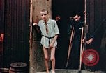 Standbild befreiten Konzentrationslager Buchenwald Opfer Ettersberg Deutschland, 1945, aus Sekunde 4 historischem Filmmaterial Videoclip 65675055280