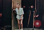 Standbild befreiten Konzentrationslager Buchenwald Opfer Ettersberg Deutschland, 1945, aus Sekunde 19 historischem Filmmaterial Videoclip 65675055280