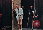 Standbild befreiten Konzentrationslager Buchenwald Opfer Ettersberg Deutschland, 1945, aus Sekunde 25 historischem Filmmaterial Videoclip 65675055280