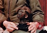 Image of Human skins and Nazi concentration camp atrocities Ettersberg Germany, 1945, second 48 stock footage video 65675055284