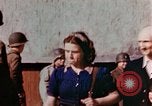 Image of Germans seeing Buchenwald Concentration Camp horrors Germany, 1945, second 51 stock footage video 65675055291