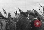 Image of prisoners at Outdoor Church Services Bavaria Germany, 1945, second 34 stock footage video 65675055300