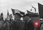 Image of prisoners at Outdoor Church Services Bavaria Germany, 1945, second 35 stock footage video 65675055300