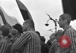 Image of prisoners at Outdoor Church Services Bavaria Germany, 1945, second 44 stock footage video 65675055300