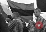 Image of prisoners at Outdoor Church Services Bavaria Germany, 1945, second 47 stock footage video 65675055300
