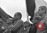 Image of prisoners at Outdoor Church Services Bavaria Germany, 1945, second 49 stock footage video 65675055300