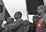 Image of prisoners at Outdoor Church Services Bavaria Germany, 1945, second 50 stock footage video 65675055300