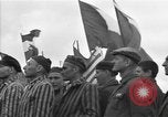 Image of prisoners at Outdoor Church Services Bavaria Germany, 1945, second 59 stock footage video 65675055300