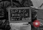 Image of German prisoners after Dachau liberation Bavaria Germany, 1945, second 3 stock footage video 65675055302