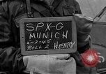 Image of German prisoners after Dachau liberation Bavaria Germany, 1945, second 4 stock footage video 65675055302