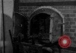 Image of Oven in crematory Bavaria Germany, 1945, second 7 stock footage video 65675055303