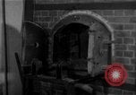 Image of Oven in crematory Bavaria Germany, 1945, second 9 stock footage video 65675055303