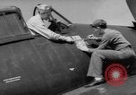 Image of Japanese flag painted on aircraft to record aerial victory Pacific Ocean, 1945, second 4 stock footage video 65675055307