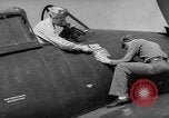 Image of Japanese flag painted on aircraft to record aerial victory Pacific Ocean, 1945, second 11 stock footage video 65675055307