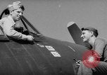 Image of Japanese flag painted on aircraft to record aerial victory Pacific Ocean, 1945, second 18 stock footage video 65675055307