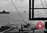 Image of SB2C dive bomber Pacific Ocean, 1944, second 35 stock footage video 65675055310