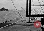Image of SB2C dive bomber Pacific Ocean, 1944, second 36 stock footage video 65675055310