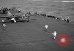 Image of SB2C dive bomber Pacific Ocean, 1944, second 56 stock footage video 65675055310