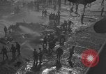 Image of burning TBF Avenger Pacific Ocean, 1945, second 3 stock footage video 65675055312