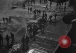 Image of burning TBF Avenger Pacific Ocean, 1945, second 8 stock footage video 65675055312