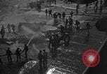 Image of burning TBF Avenger Pacific Ocean, 1945, second 9 stock footage video 65675055312