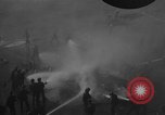 Image of burning TBF Avenger Pacific Ocean, 1945, second 27 stock footage video 65675055312