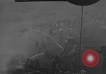 Image of burning TBF Avenger Pacific Ocean, 1945, second 33 stock footage video 65675055312