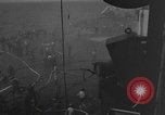 Image of burning TBF Avenger Pacific Ocean, 1945, second 37 stock footage video 65675055312