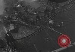 Image of burning TBF Avenger Pacific Ocean, 1945, second 45 stock footage video 65675055312