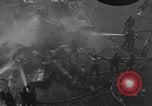 Image of burning TBF Avenger Pacific Ocean, 1945, second 48 stock footage video 65675055312