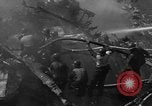 Image of burning TBF Avenger Pacific Ocean, 1945, second 55 stock footage video 65675055312