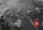 Image of burning TBF Avenger Pacific Ocean, 1945, second 59 stock footage video 65675055312