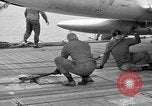 Image of US F7U lands Pacific Ocean, 1954, second 37 stock footage video 65675055315