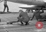 Image of US F7U lands Pacific Ocean, 1954, second 39 stock footage video 65675055315