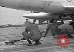 Image of US F7U lands Pacific Ocean, 1954, second 42 stock footage video 65675055315