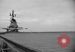 Standbild AJ Savage Flugzeuge landen auf USS Hancock Pazifik, 1954, aus Sekunde 19 historischem Filmmaterial Videoclip 65675055317