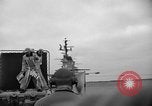 Standbild AJ Savage Flugzeuge landen auf USS Hancock Pazifik, 1954, aus Sekunde 30 historischem Filmmaterial Videoclip 65675055317