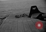Standbild AJ Savage Flugzeuge landen auf USS Hancock Pazifik, 1954, aus Sekunde 35 historischem Filmmaterial Videoclip 65675055317