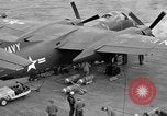 Standbild AJ Savage Flugzeuge landen auf USS Hancock Pazifik, 1954, aus Sekunde 62 historischem Filmmaterial Videoclip 65675055317