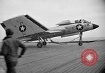 Image of F7U Cutlass Pacific Ocean, 1954, second 44 stock footage video 65675055322