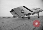 Image of F7U Cutlass Pacific Ocean, 1954, second 47 stock footage video 65675055322