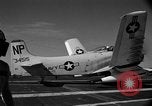Image of United States A-1H Skyraider Pacific Ocean, 1965, second 18 stock footage video 65675055329