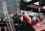 Image of USS Missouri BB-63 battleship United States USA, 1944, second 22 stock footage video 65675055339